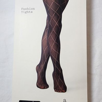 New A New Day Fashion Tights Black (Ebony) Size S/M 1 Pair